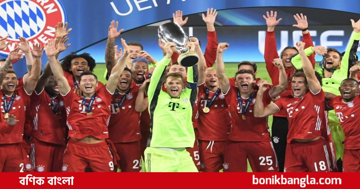 সেভিয়াকে হারিয়ে সুপার কাপ জিতল বায়ার্ন